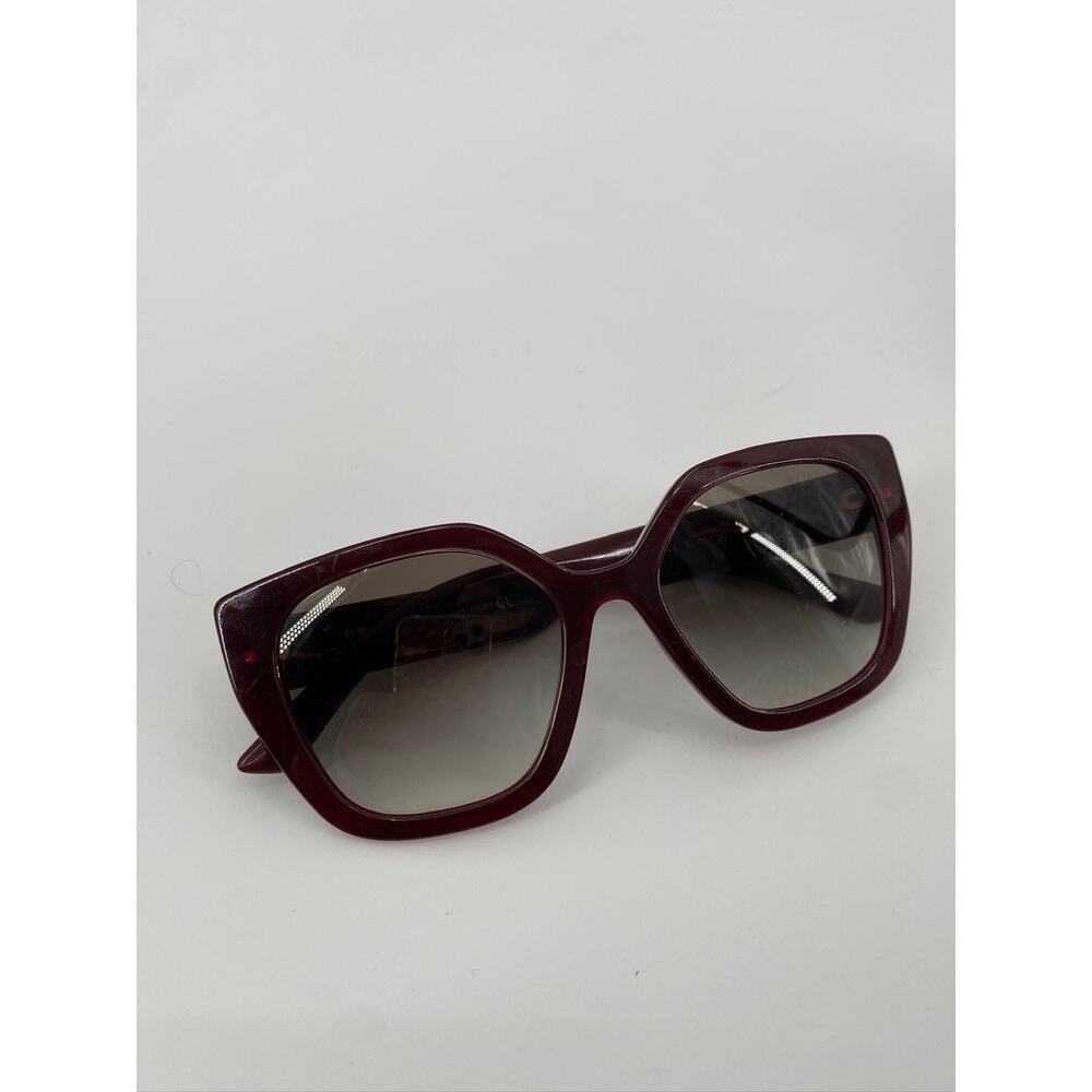 Prada Burgundy Acetate Sunglasses - Picture 4 of 9